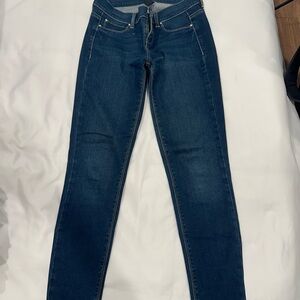 White House Black Market Dark Blue Skinny Jeans